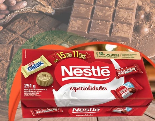 Bombom NESTLÉ Especialidades 251g