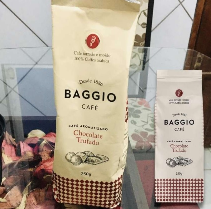 Café Torrado e Moído Aroma de Chocolate Trufado Baggio Café 250g