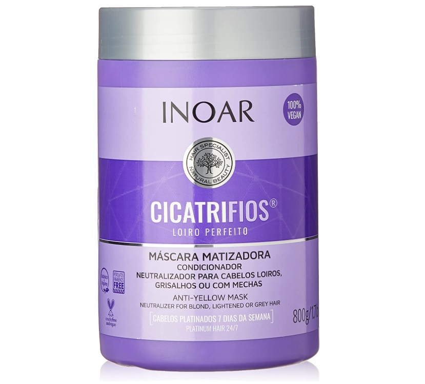 Cicatrifios Loiro Perfeito Mascara 800 Gr, INOAR
