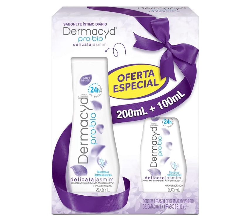 Dermacyd Delicata 24H 200 ml +100 ml Kit, Dermacyd, 300ML