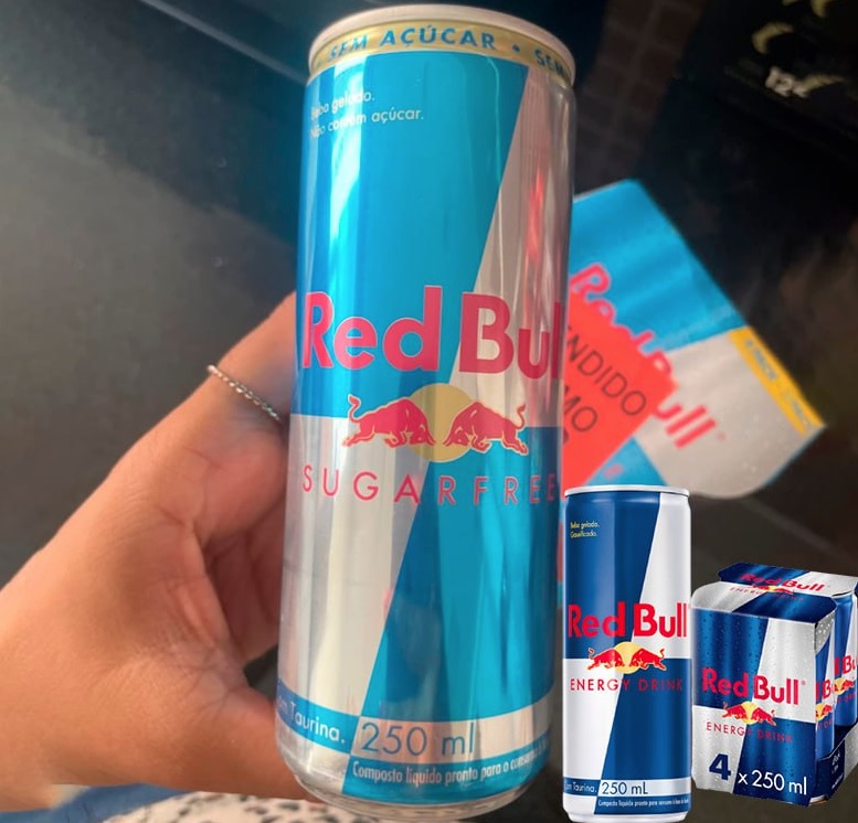 Energético Red Bull, 250ml (4 latas)