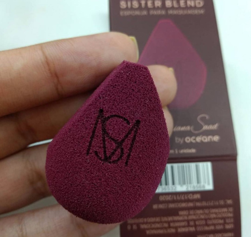 Esponja Vinho de Maquiagem Mariana Saad – Sister Blend By Océane