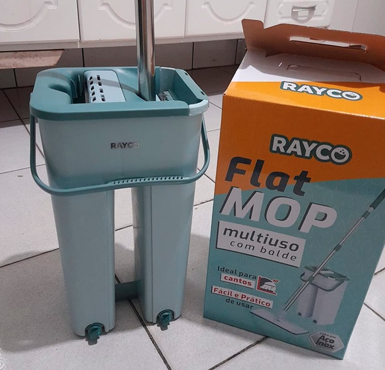 Flat Mop com Balde 6L Rayco