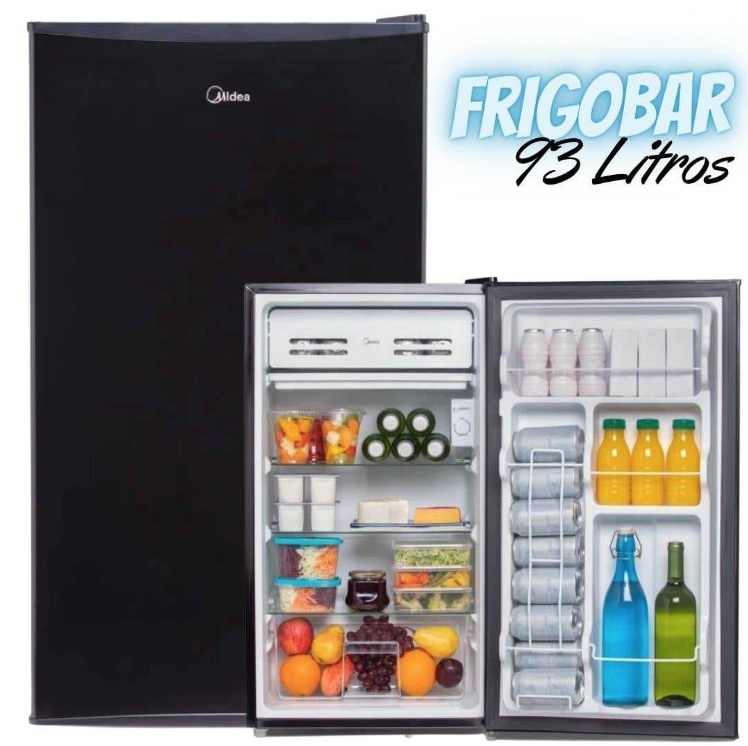 Frigobar Midea 93 Litros Black Edition