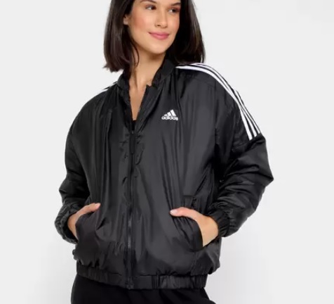 Jaqueta Bomber Adidas Essentials Feminina