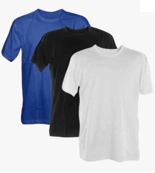 Kit 3 Camisetas Poliester 30.1