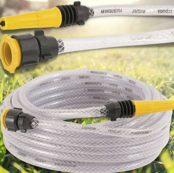 Vonder, Mangueira Para Jardim, Trançada, Transparente, 20 M.