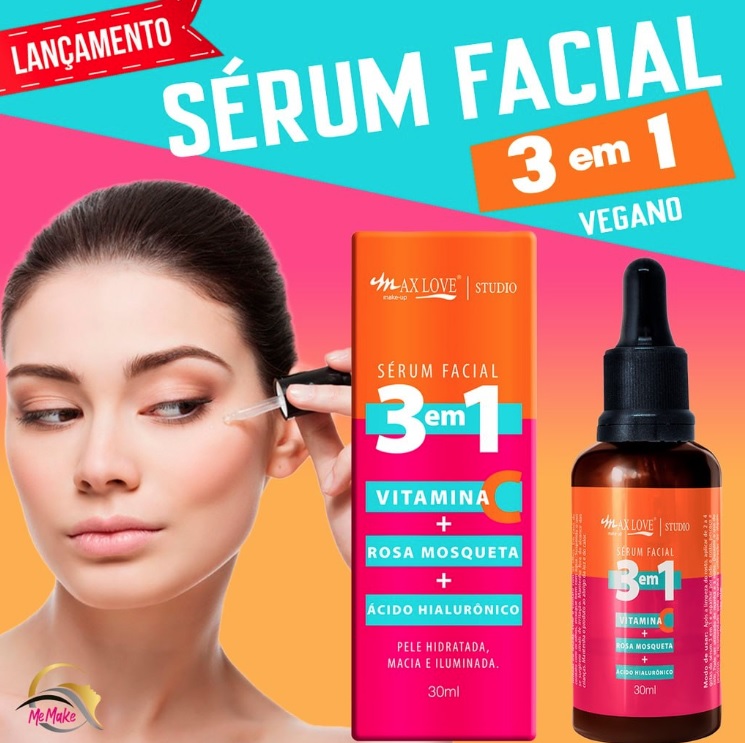 Max Love Serum Facial 3 em 1