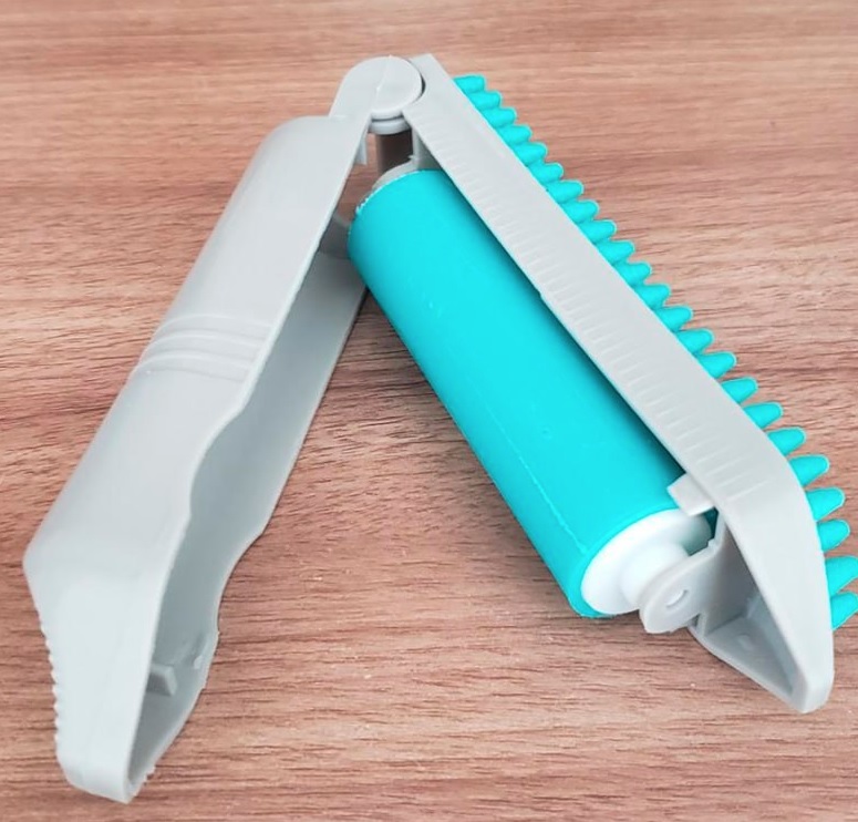 Mini Rolo Adesivo Lavável para Remover pelos Fiapos e poeira,FLP7665, Flash Limp
