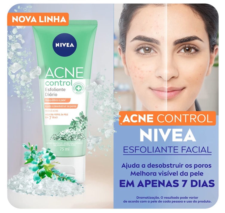 NIVEA Esfoliante Facial Acne Control 75ml