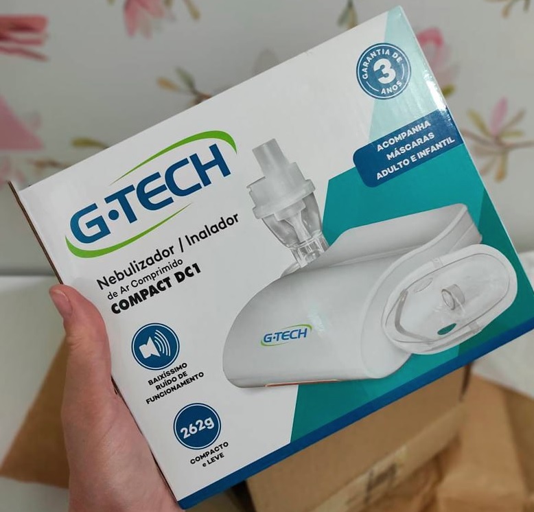 Nebulizador Inalador de Ar Compact DC1