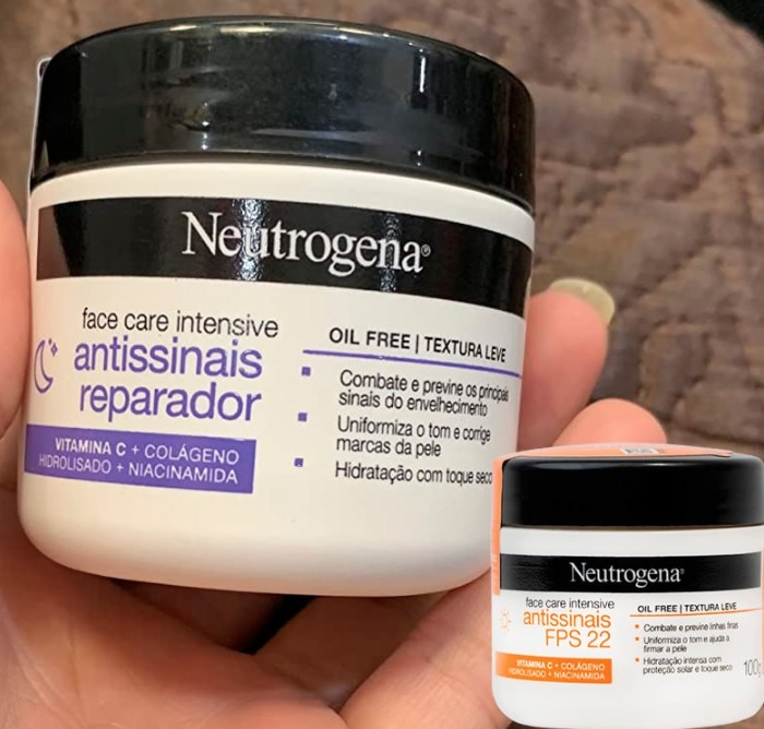 Neutrogena Hidratante Facial Antissinais Reparado Face Care Intensive, 100g