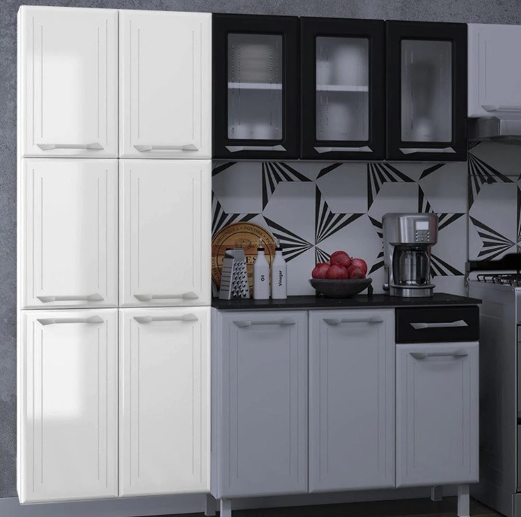 Paneleiro Duplo em Aço Topázio Telasul Branco