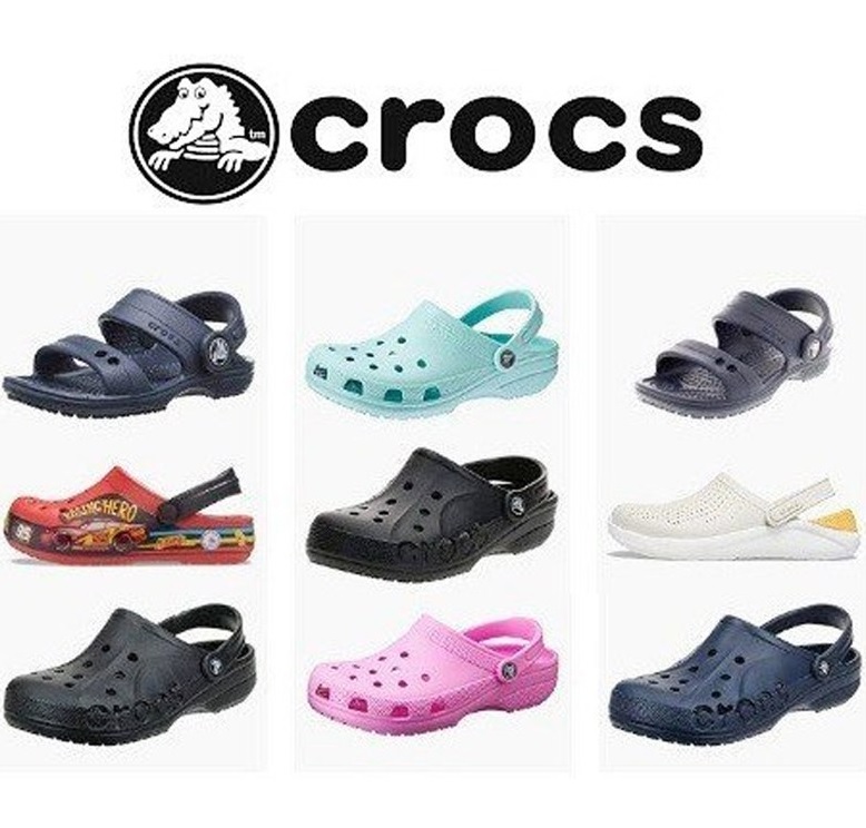 Seleção de Calçados Crocs Adulto e Infantil
