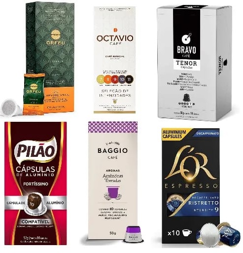 Seleção de cafés na Amazon, na compra de 3 só paga 2