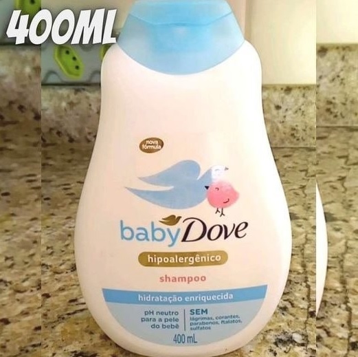 Shampoo Baby Dove Hidratação Enriquecida 400ml