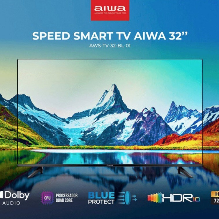 Smart TV LED 32″ HD Aiwa 32-BL-01 – Wifi, USB, HDMI