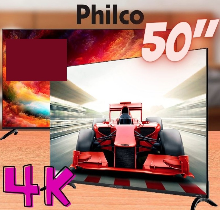 Smart TV Philco PTV50G7ER2CPBL 50” Dolby Audio 4K Led