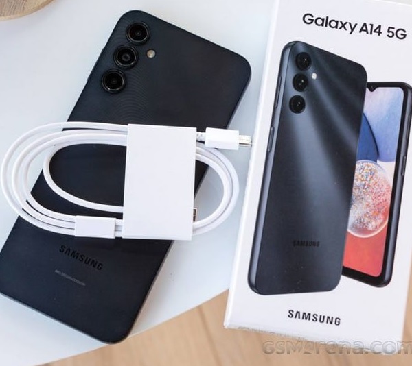 Smartphone Samsung Galaxy A14, 5G, 128GB, Prata