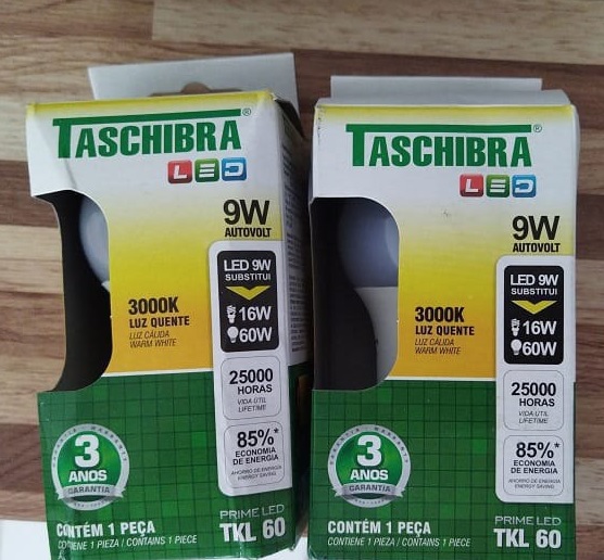 Taschibra TKL 60 11080248, Lâmpada LED E27, 8.8W, Branca