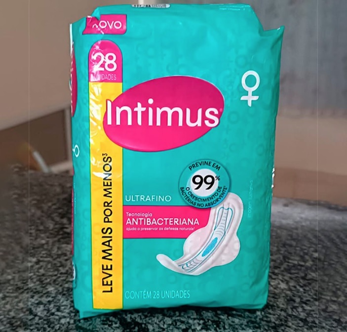 Absorvente Externo Intimus Antibac Comabas – 28 Unidades, Tifany
