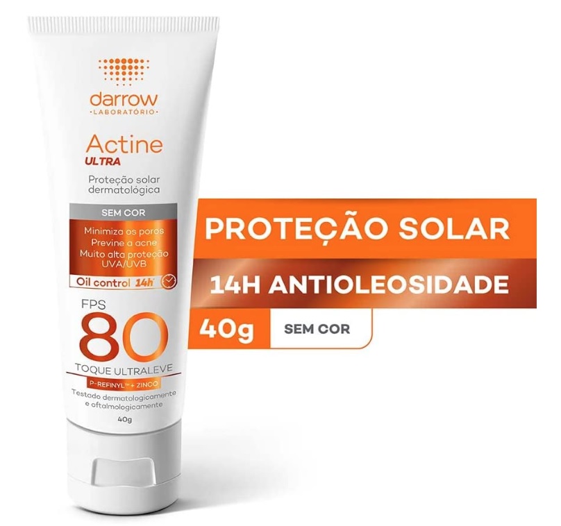 Actine Darrow – Protetor Solar Ultra FPS80
