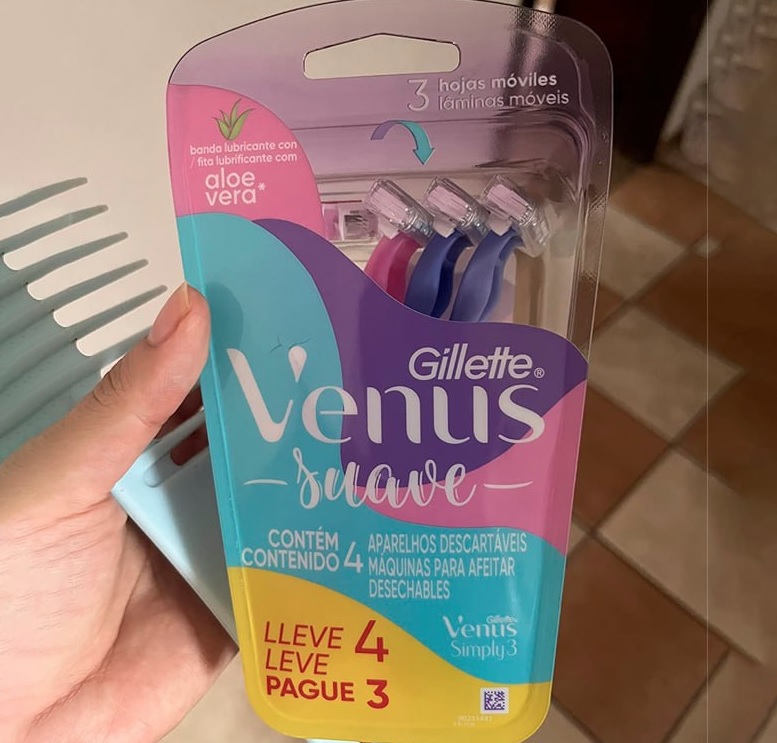 Aparelho de Depilar Gillette Venus Suave 4 Unidades