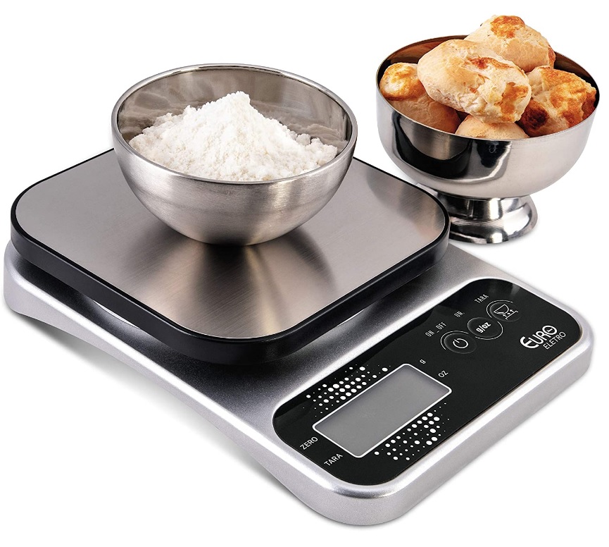 Balança digital Pró para Cozinha pró 5 kg, Prata, BAL7825, Euro Home