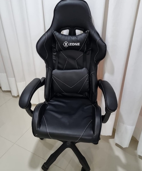 Cadeira Gamer XZONE, Premium, Preto/Branco, Ajuste de 0 a 13° – CGR-01-BW