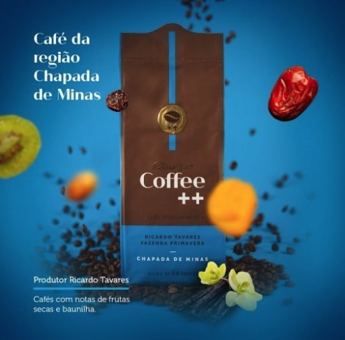 Coffee Mais │Café Super Especial Torrado e Moído – Chapada de Minas by Ricardo Tavares │100% Arábica │ Torra Média │250g