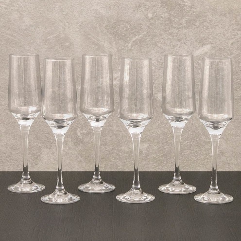 Conjunto de Taças para Champanhe SM Buffet 186 ml – 6 Peças