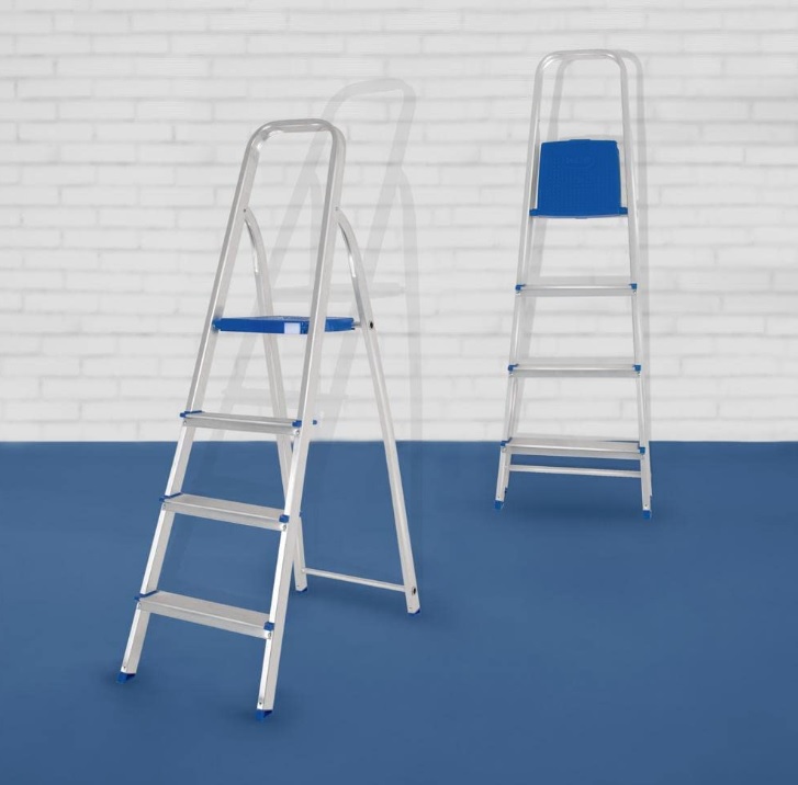 Escada Alumínio 4 Degraus Mor