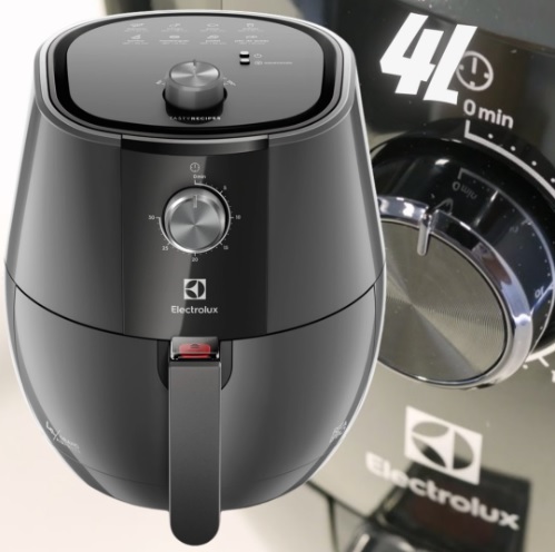 Fritadeira Elétrica sem oleo Electrolux Airfryer 4L 1400W EAF30