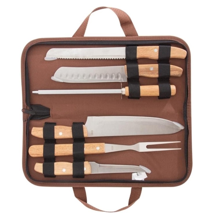 Kit Churrasco Grand Chef (7 Peças) FIX-UD 3601