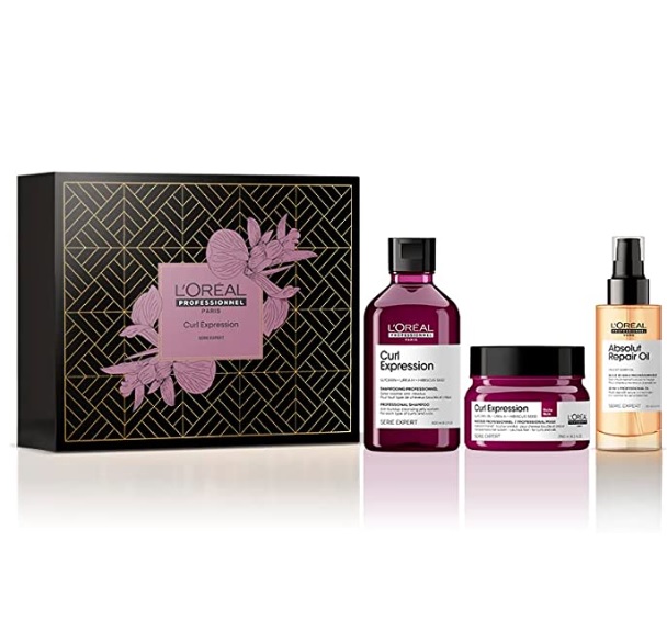 Kit Curl Expression- Shampoo 300ml + Máscara de tratamento Rich 250g + Absolut Repair Óleo 10 em 1-90ml | L’Oréal Professionnel