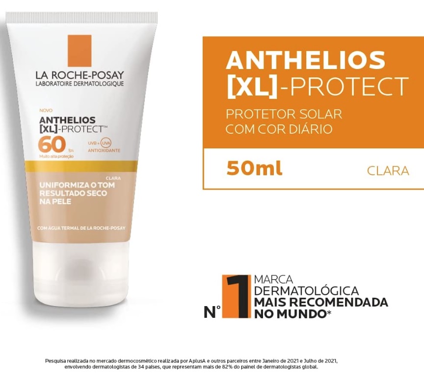 Protetor Solar Anthelios XL Protect Cor Clara Fps60 40g