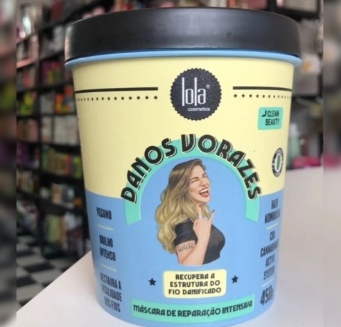 Lola Cosmetics Danos Vorazes – Máscara de Reparação 450g