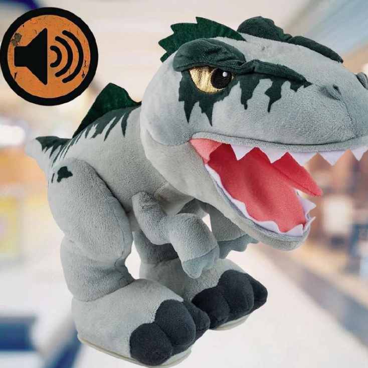 Pelúcia de Dinossauro Que Morde com Sons, Modelo: HJD15, Cor: Multicolorido