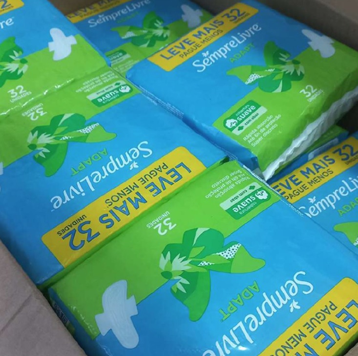 Absorvente Externo Sempre Livre Adapt 32 unidades