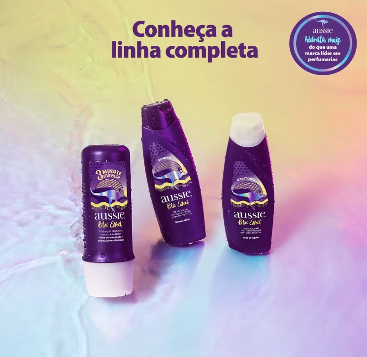 Shampoo Aussie Botox Effect Fios Nutridos e Alinhados 360ml + Condicionador Aussie Botox Effect Fios Nutridos e Alinhados 360ml + 3MM Aussie Botox Effect Fios Nutridos e Alinhados 236ml