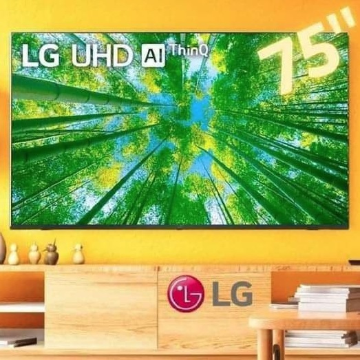 Smart TV 75″ LG 4K UHD 75UQ8050 WiFi, Bluetooth, HDR, Nvidia GEFORCE NOW, ThinQ AI, Smart Magic, Google, Alexa