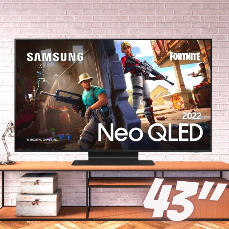 Smart TV Neo QLED 43″ 4K UHD Samsung QN43QN90B – Bluetooth, USB