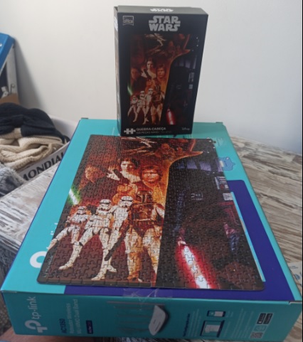 Star Wars Ep. IV, V e VI – Quebra-Cabeça – 500 peças Nano, Toyster Brinquedos, Multicor
