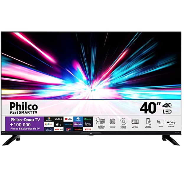 TV LED 40″ HD Philco PTV40G7ER2CPBLF – Wifi, USB, HDMI