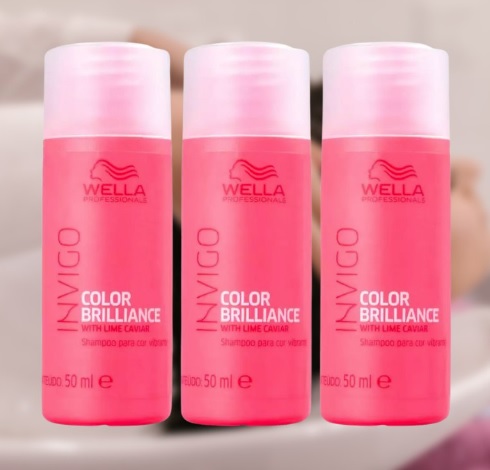 Wella Professionals Invigo Color Brilliance Kit com Três Shampoos Travel Size