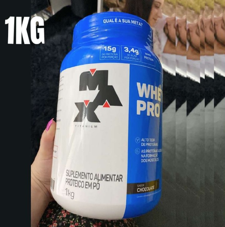 Whey Pro – 1000G Chocolate – Max Titanium, Max Titanium
