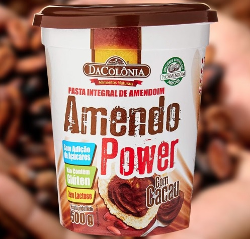 Amendopower Pasta De Amendoim Com Cacau Zero 500G