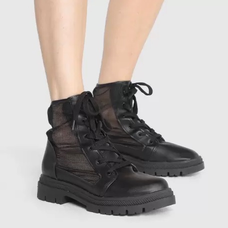 Bota Coturno Moleca Cano Médio Feminina