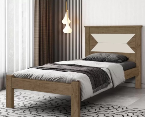 Cama de Solteiro Barreto Lonçarcci Elô