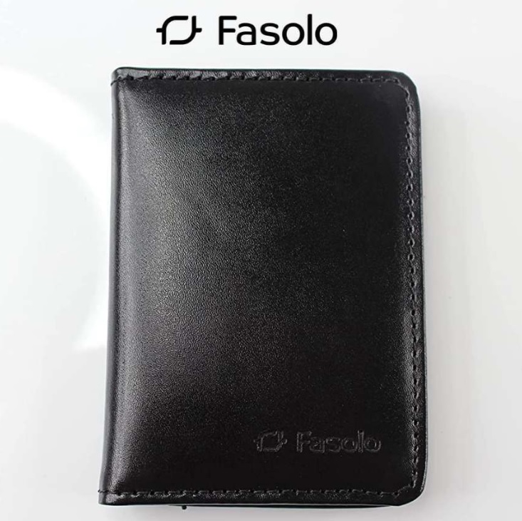 Carteira em Couro Masculina, Fasolo, Preto C480006751